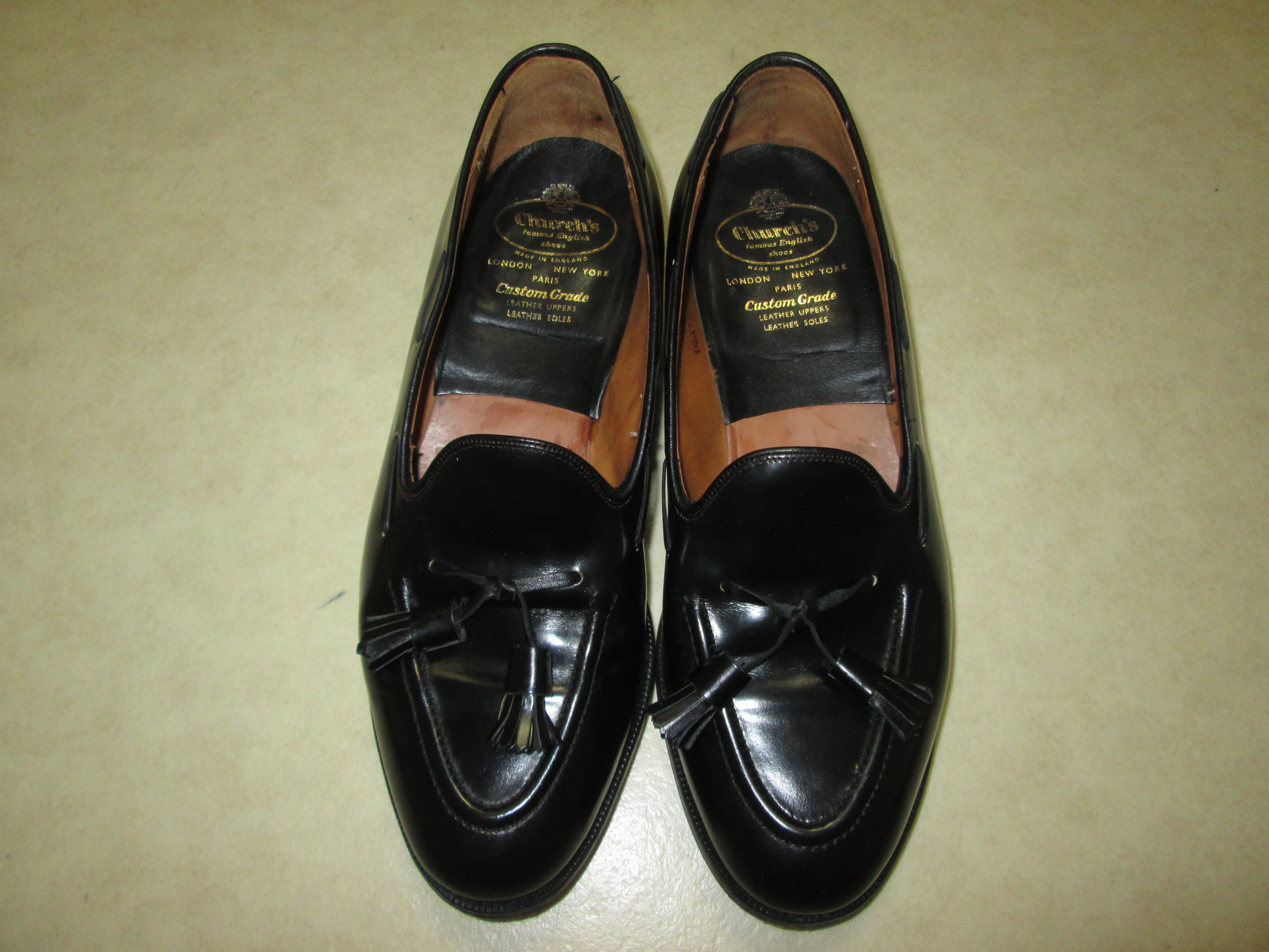 9088円 宅配便送料無料 church's チャーチ 英国製 タッセルローファー カスタムグレード 革靴